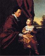 unknow artist Thomas Middleton of Crowfield and His Daughter Mary Sweden oil painting artist